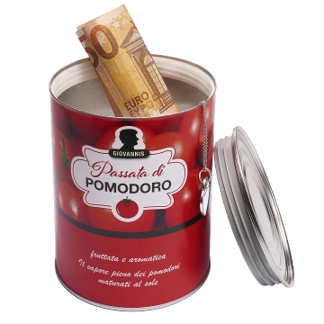 Leuchtturm - Seif în formă de conservă de roșii Pomodoro