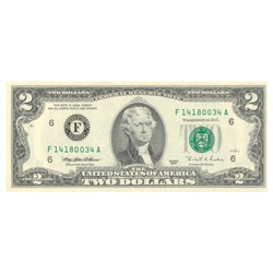 Bancnot SUA 2 dolari americani UNC