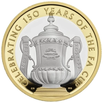 A 150-a Aniversare a Cupei FA 2 £ Argint 2022 Proof