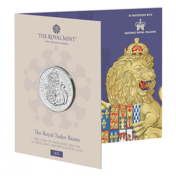 The Royal Tudor Beasts Lion of England Cupronichel 2022