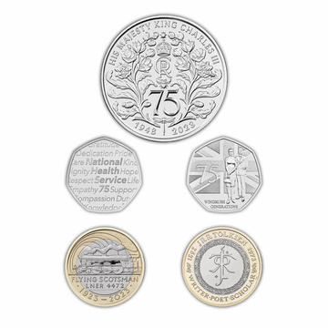 Set 5 monede Marea Britanie Cupronichel 2023 Commemorative Coin