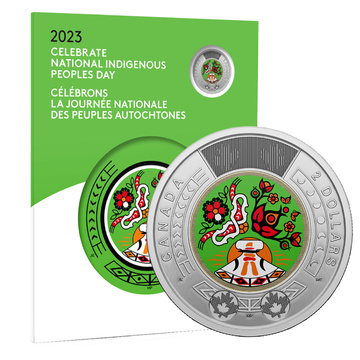 Set Canada National Indigenous Peoples - Card suvenir comemorativ de colecție 7 monede 2023