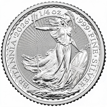 Britannia 1/4 oz argint 2026