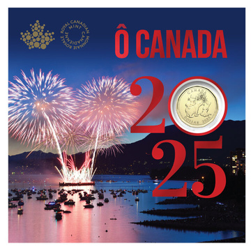 Set Canada O Canada 5 monede 2025