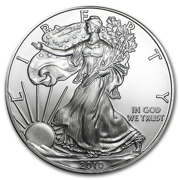 Amerykański Orzeł 1 uncja Srebra 2010
