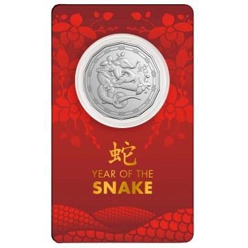 RAM: Lunar - Year of the Snake Copper-Nickel 2025 Tetradecagon Coin