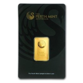 10 gramów Sztabka Złota Perth Mint