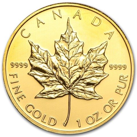Kanadyjski Liść Klonowy 1 uncja Złota 2010