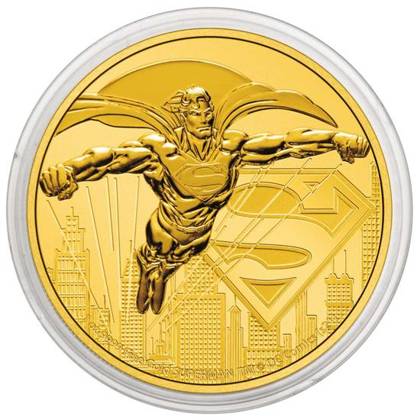 Niue: DC Comics - Superman 1 uncja Złota 2021