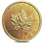 Kanadyjski Liść Klonowy 1 uncja Złota 2020